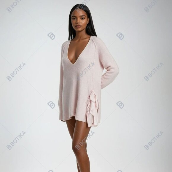 Free People fabulous soft romantic boho sweater M - Picture 1 of 13